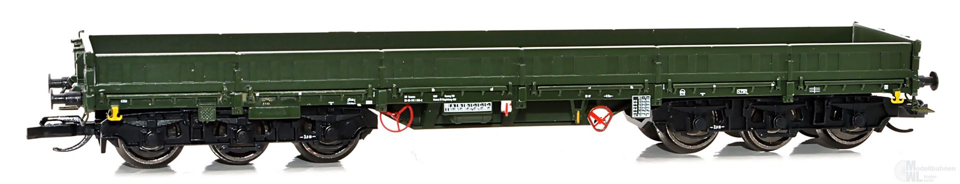 NPE NW52071 - Schwerlastwagen DR Ep.IV Samms-u 454 Bahndienstwagen TT 1:120 NPE NW52071 - Schwerlastwagen DR Ep.IV Samms-u 454 Bahndienstwagen TT 1:120