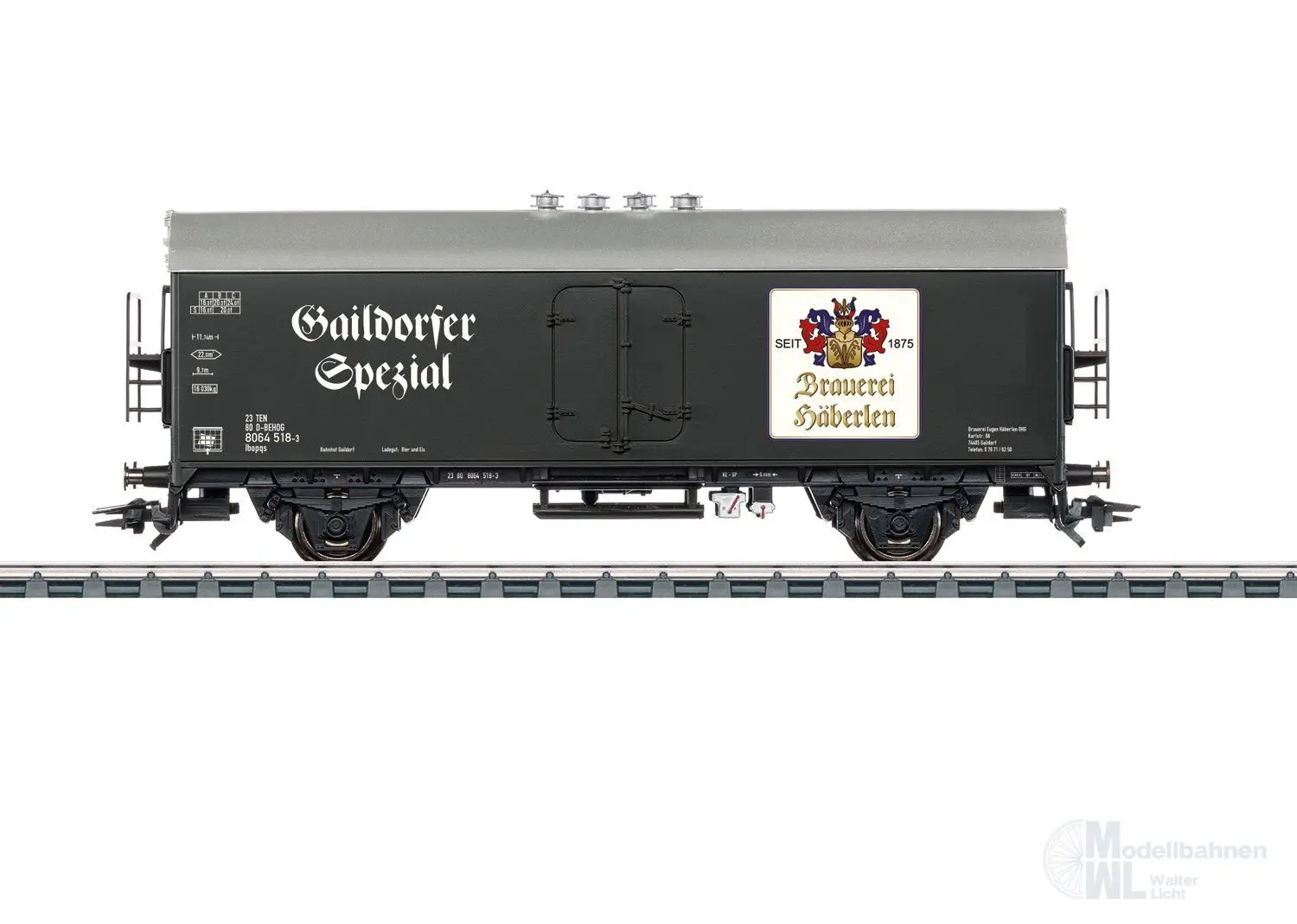 Märklin 45033 - Bierkühlwagen Dithmarscher 150 Jahre Brauerei Häberlen H0/WS