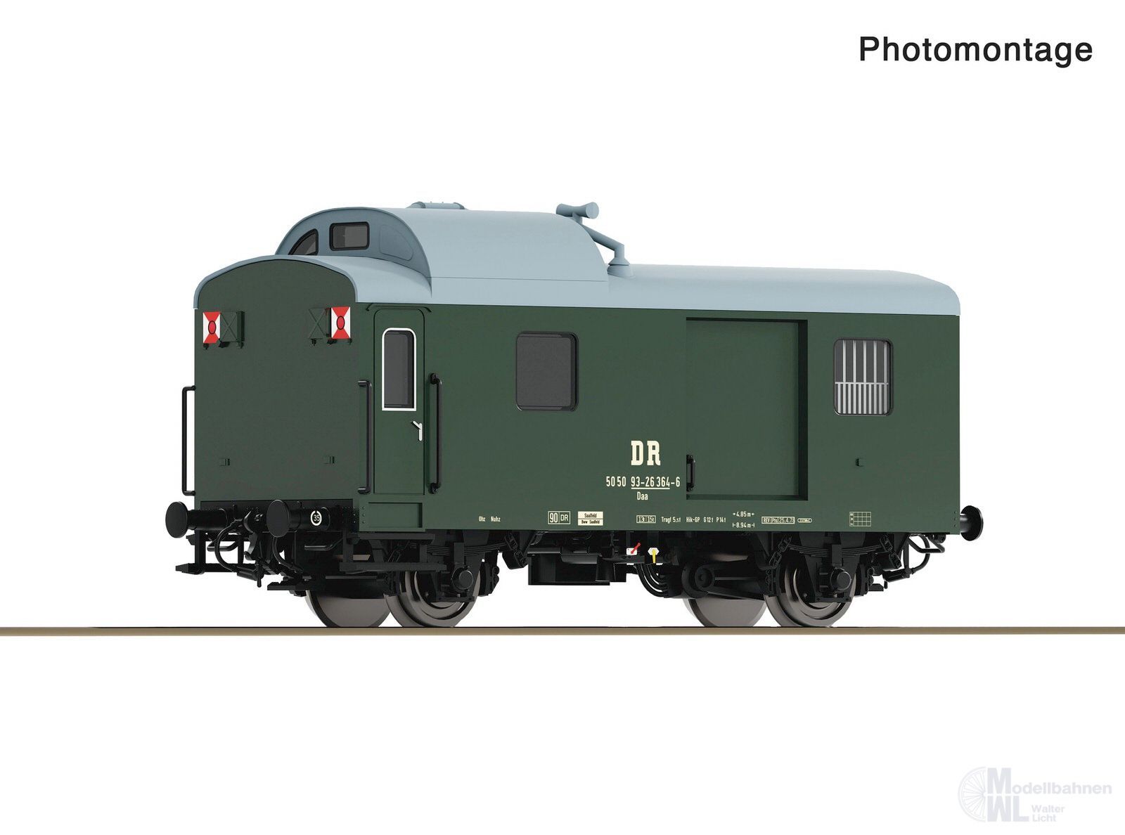 Roco 6680041 - Gepäckwagen DR Ep.IV Daa TT 1:120