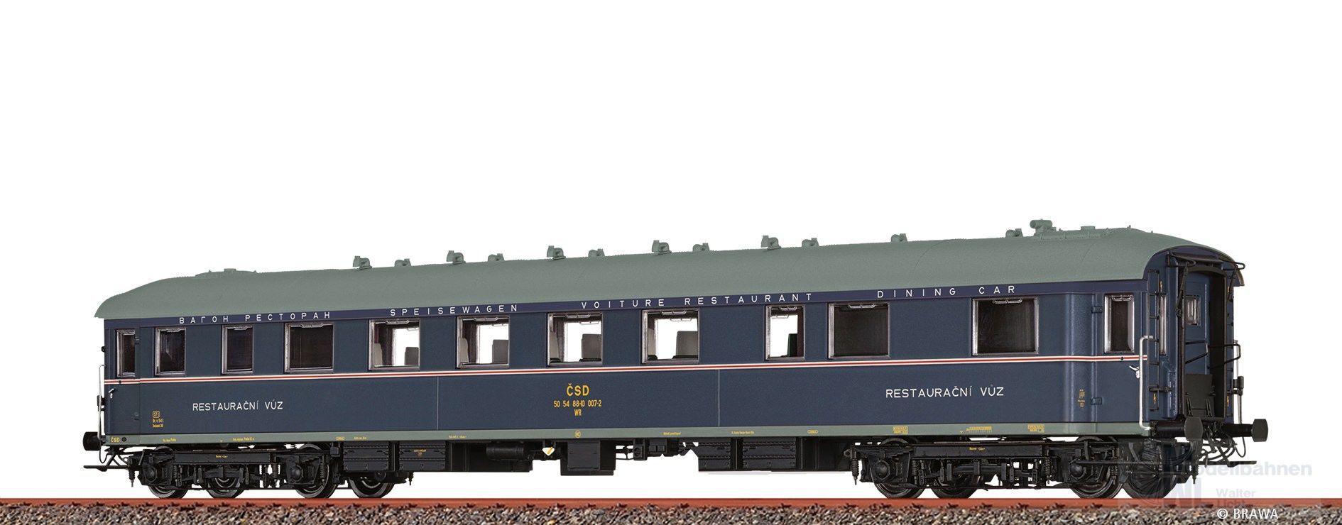 Brawa 46476 - Speisewagen CSD Ep.IV WR H0/GL