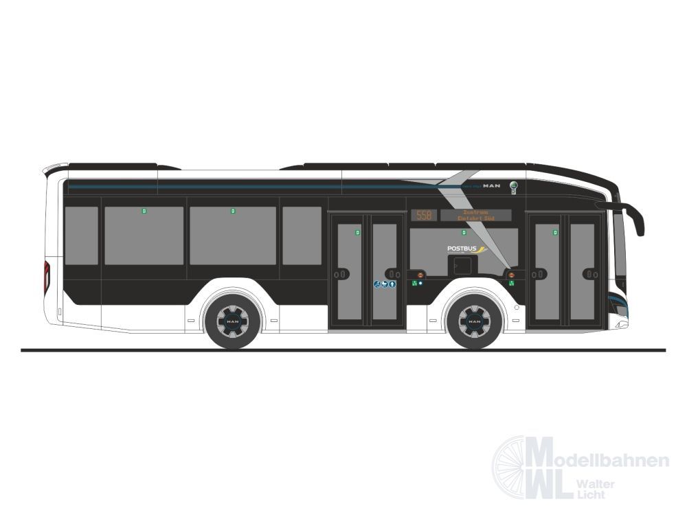 Rietze 74615 - MAN Lion´s City 10 E Postbus (AT) H0 1:87