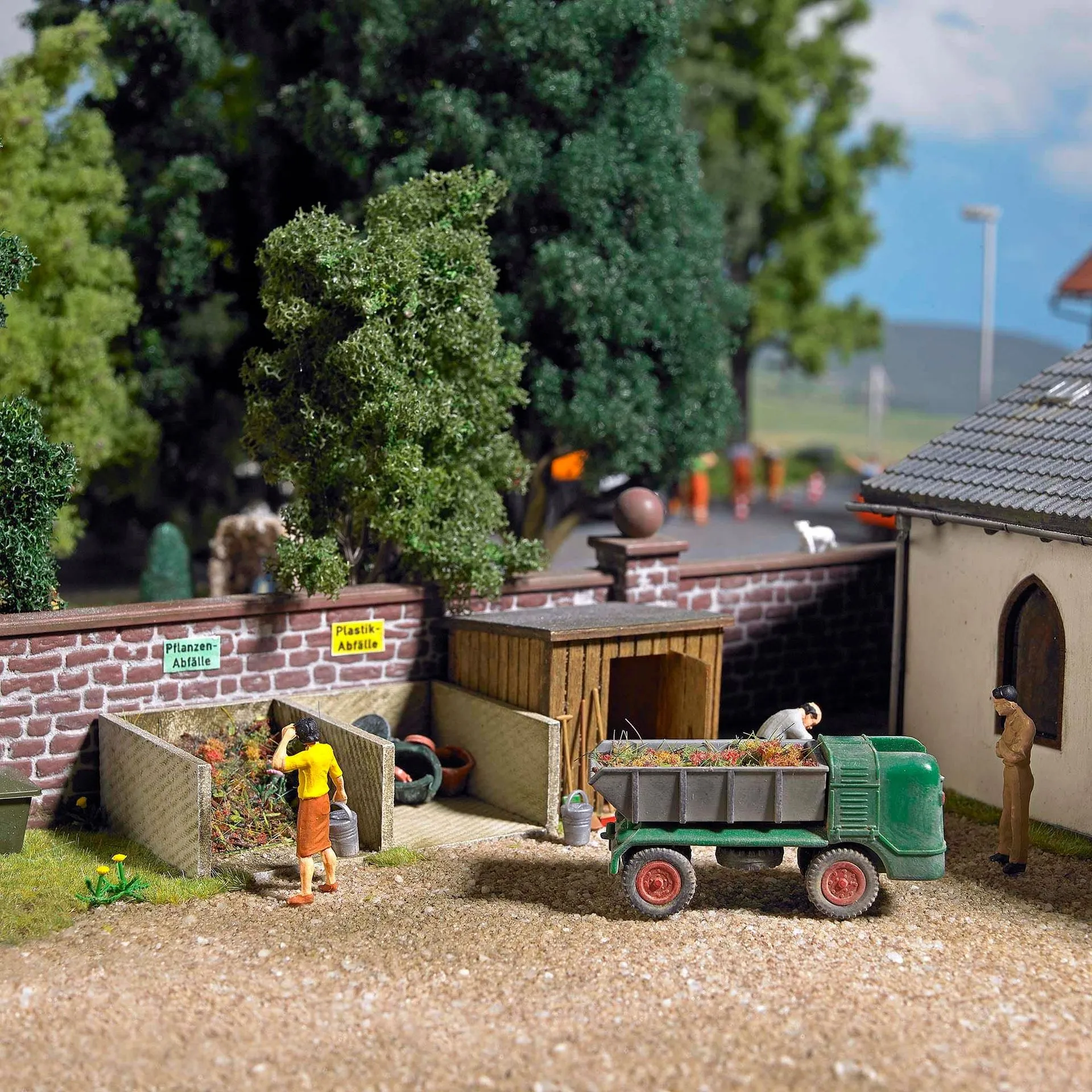 Busch 1090 - Friedhof Ausgestaltung H0 1:87