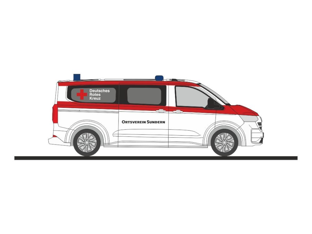 Rietze 52108 - Volkswagen Caravelle DRK Sundern H0 1:87