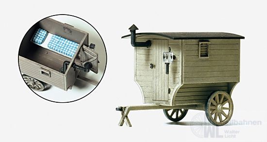 Preiser 17601 - Schäferkarren. Bausatz H0 1:87
