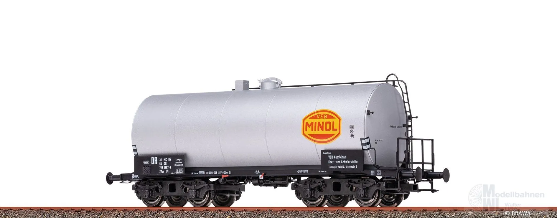 Brawa 49622 - Leichtbaukesselwagen DR Ep.IV Minol H0/GL