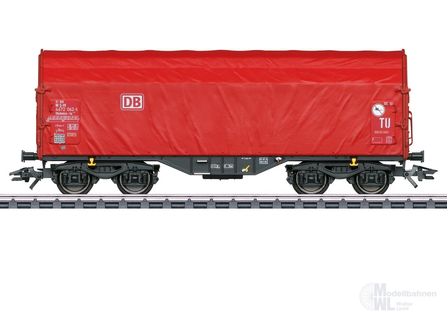 Märklin 47226 - Schiebeplanenwagen DB Ep.VI Shimmns H0/WS Märklin 47226 - Schiebeplanenwagen DB Ep.VI Shimmns H0/WS