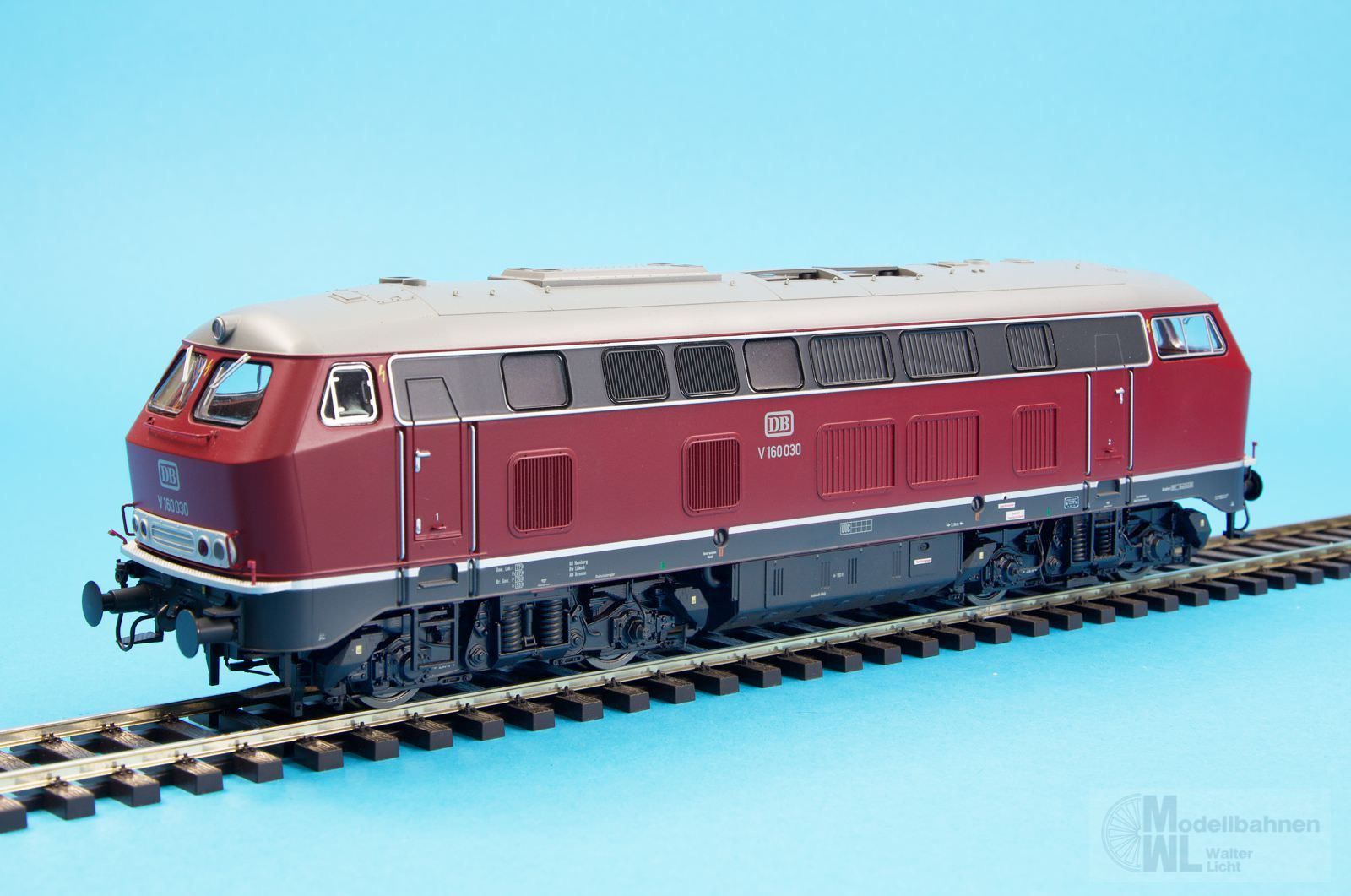 lz40160-01_0 Lenz 40160-02 - Diesellok V 160 DB Ep.III rot Spur 0