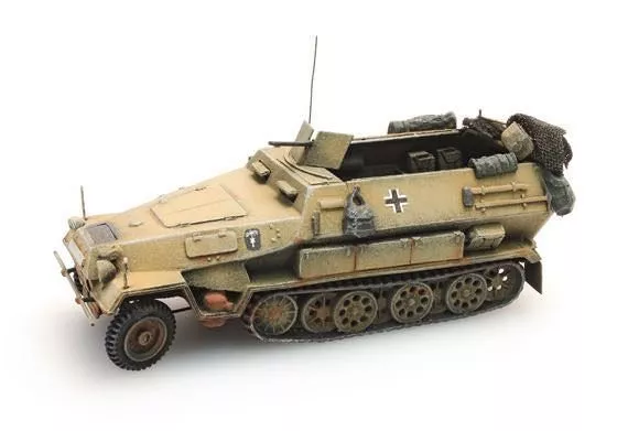 ARTITEC b.v. 387.73-YW - Sonderkraftfahrzeug 251/1B Afrikakorps-gelb Deutsche Wehrmacht H0 1:87
