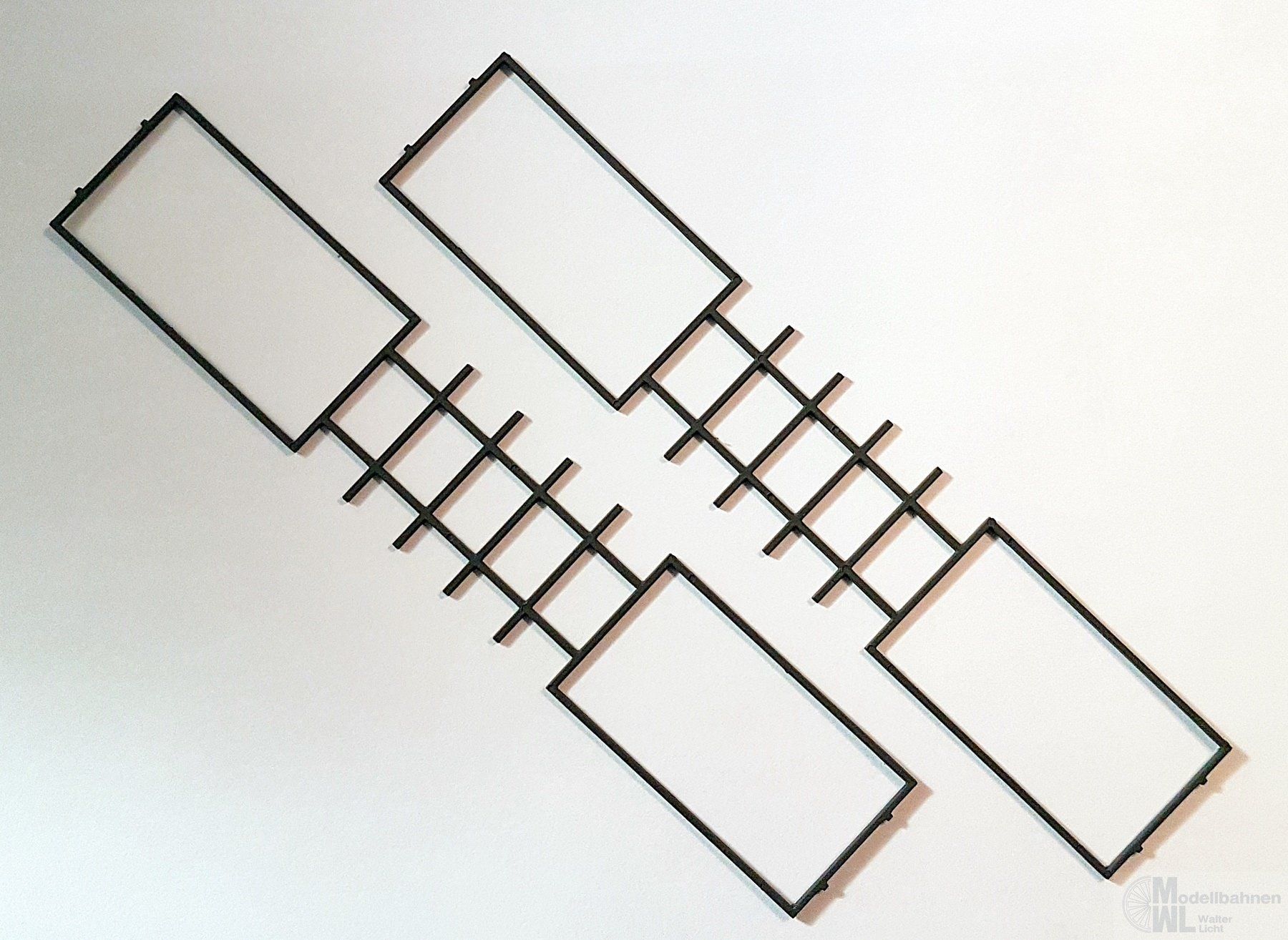 NPE NZ22303 - Ladeguthalter Standard - grau - 2 Stück