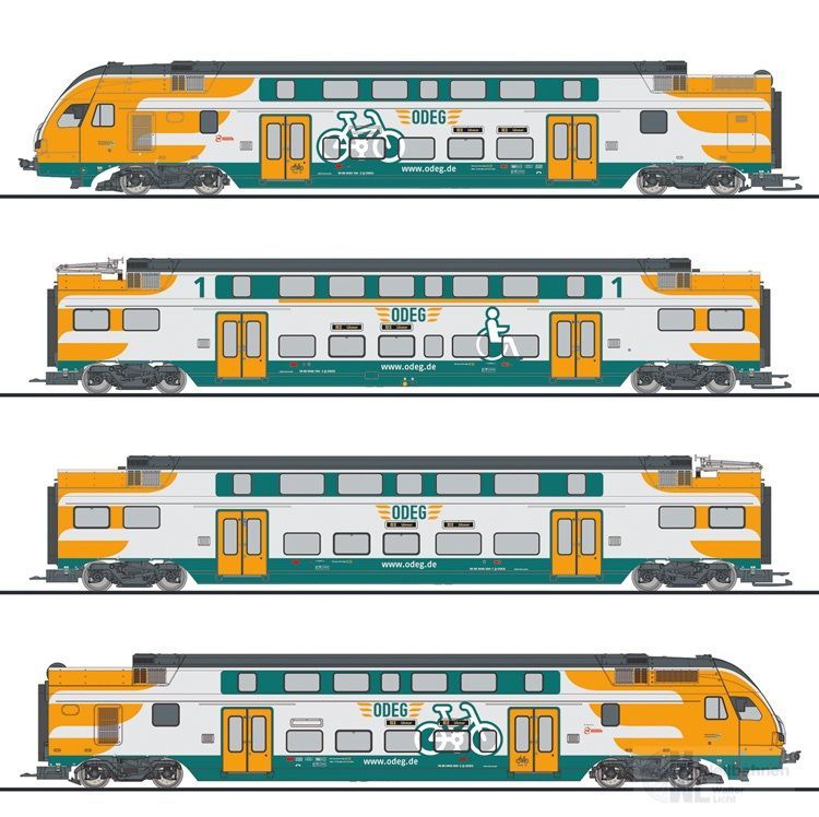Liliput 133853 - Triebzug KISS ODEG Ep.VI 4.tlg. H0/GL Liliput 133853 - Triebzug KISS ODEG Ep.VI 4.tlg. H0/GL