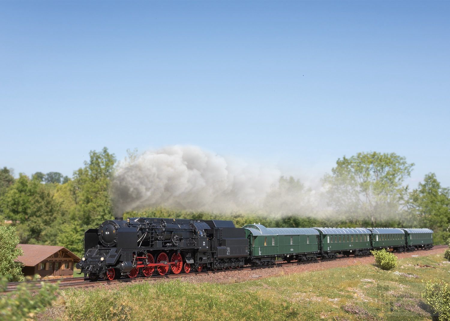Märklin 38012 - Dampflok Reihe 12.11 ÖBB Ep.III H0/WS Sound