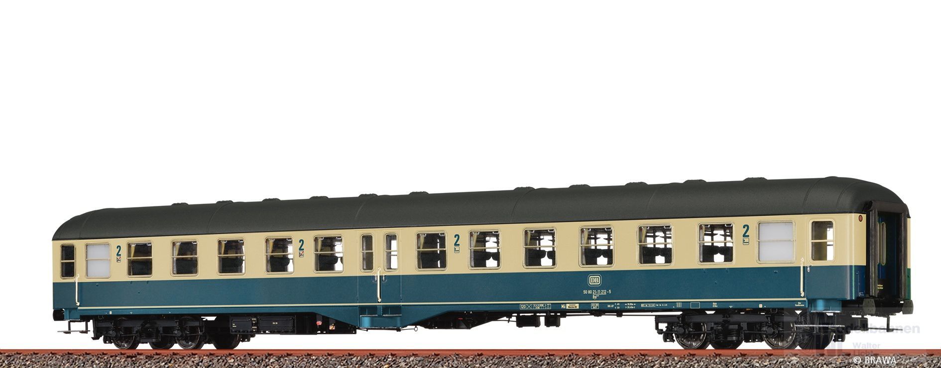 Brawa 58062 - Personenwagen DB Ep.IV Byl421 H0/WS Basic+ LED Brawa 58062 - Personenwagen DB Ep.IV Byl421 H0/WS Basic+ LED