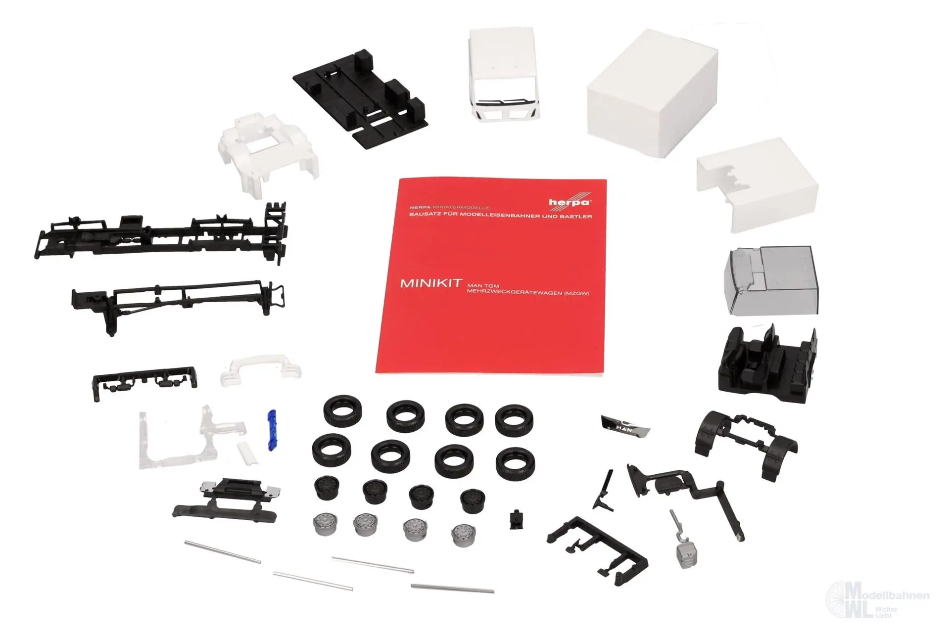 Herpa 014151 - MiniKit MAN TGM MzGW weiß H0 1:87