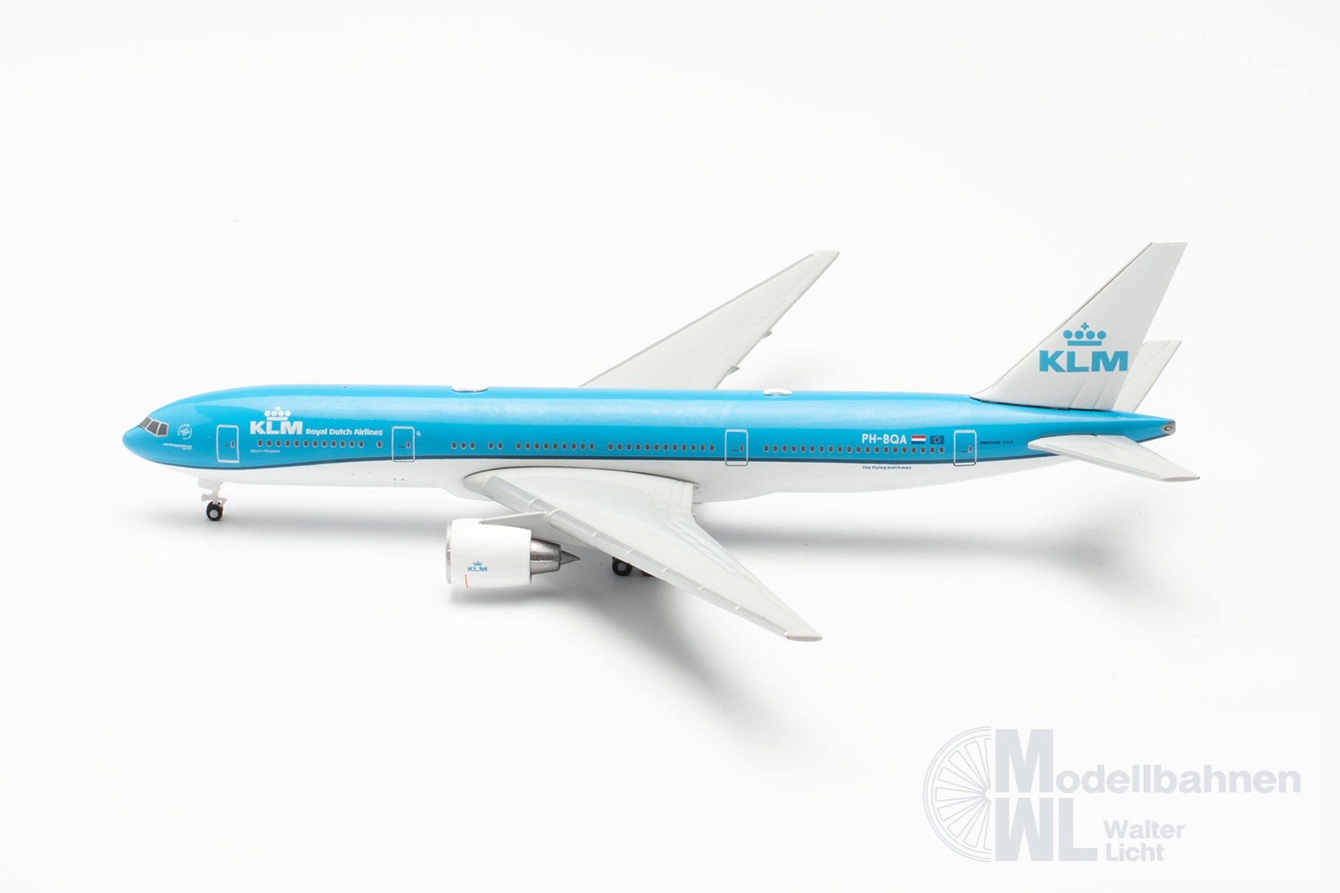 Herpa 537056 - Boeing 777-200 KLM Albert Plesman 1:500