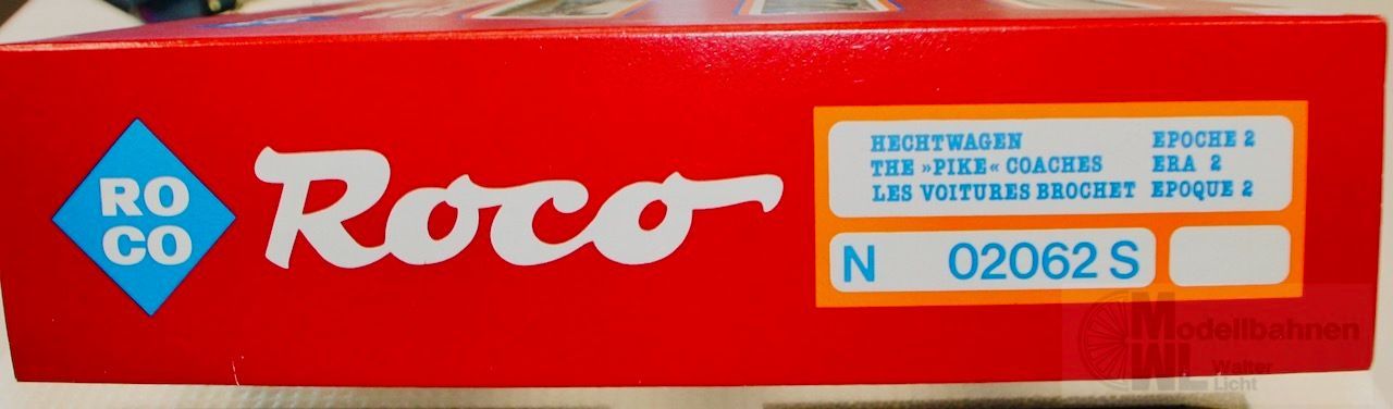Roco 02062S - ROCO - Hechtwagen DRG Ep.II 8 Wagen N 1:160