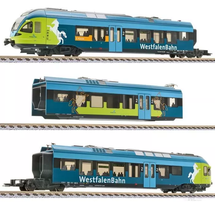 Liliput 133862 - Triebzug FLIRT WestfalenBahn Ep.VI 3.tlg. H0/GL