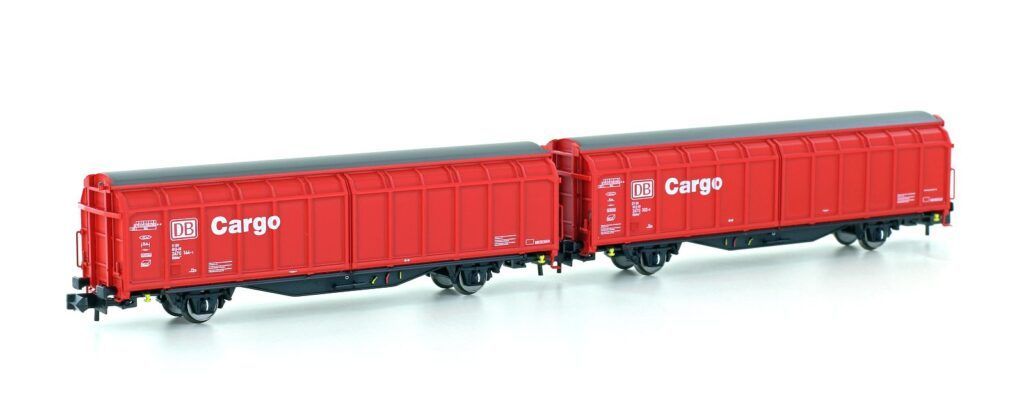 Hobbytrain 24651 - Schiebewandwagen Set DB Cargo Ep.V 2.tlg. N 1:160