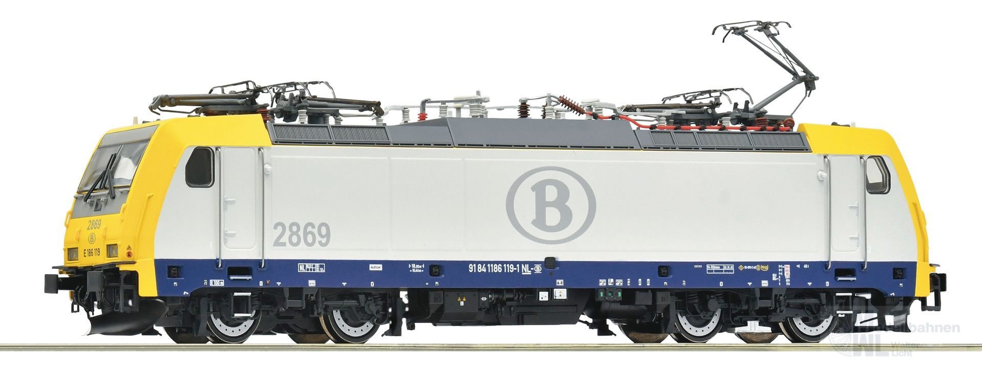 Roco 7510166 - E-Lok BR 186 SNCB Ep.VI H0/GL Sound