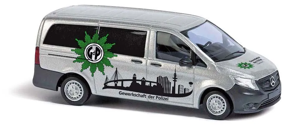 Busch 51191 - Mercedes-Benz Vito Gewerkschaft Polizei H0 1:87