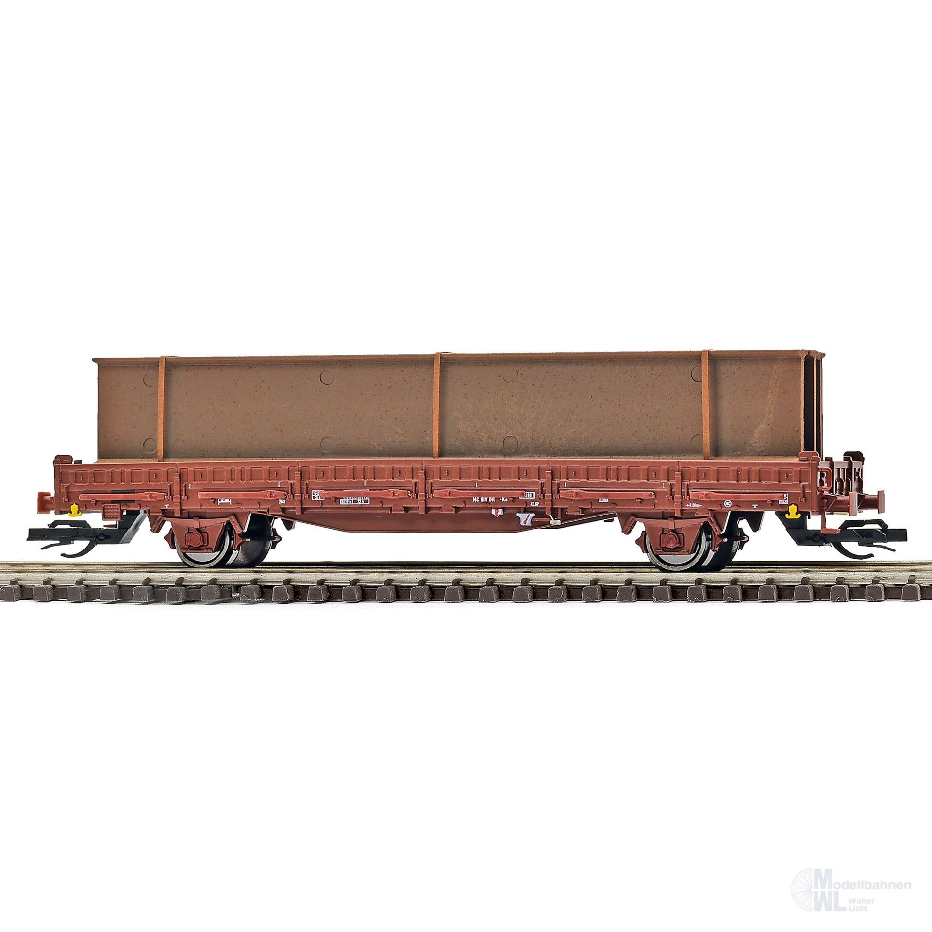 Busch 31520 - Flachwagen DR Ep.IV Ks Ladegut Stahlträger TT 1:120