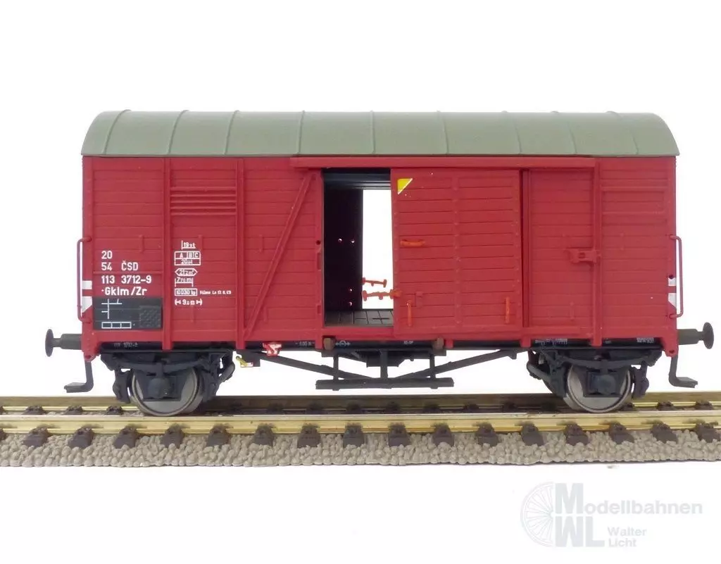 Exact Train 24001 - Güterwagen gedeckt CSD Ep.IV Oppeln Blechdach H0/GL