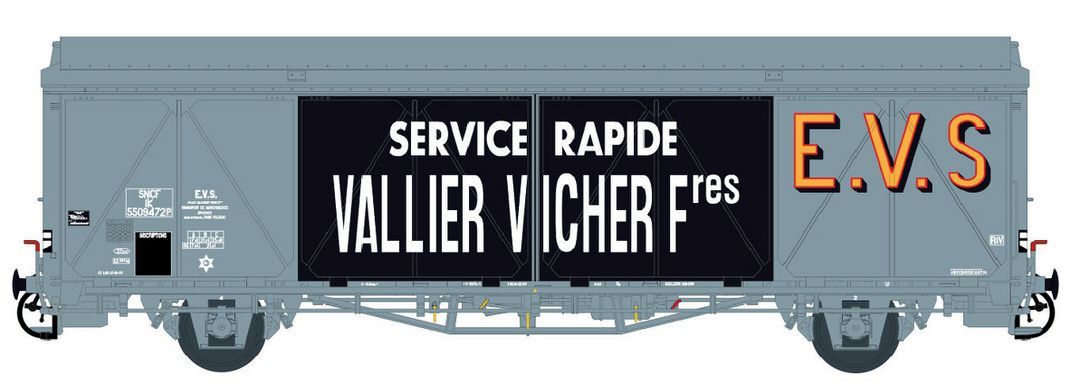 LS Models 30687 - Schiebewandwagen IK SNCF/EVS/Vicher Ep.III H0/GL