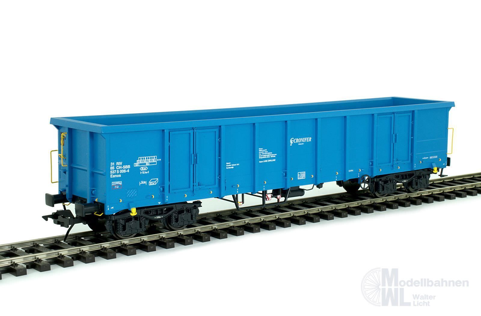 Lenz 42142-07 - Hochbordwagen SBB Ep.V Eanos grau Spur 0