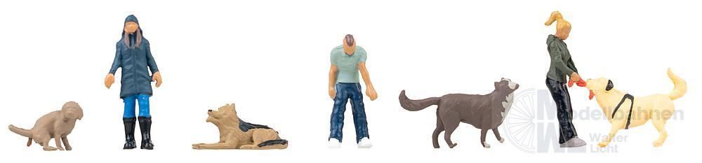 Faller 151745 - Spaziergänger mit Hunden H0 1:87