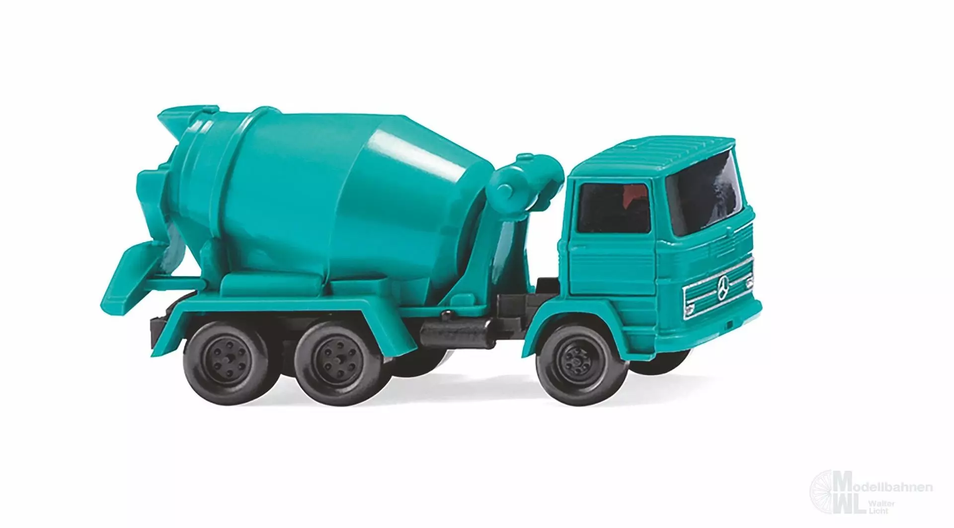 Wiking 094508 - Betonmischer Mercedes-Benz - wasserblau N 1:160