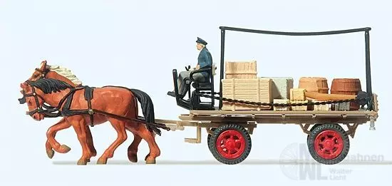 Preiser 30434 - Speditionsrolle. Fertigmodell H0 1:87