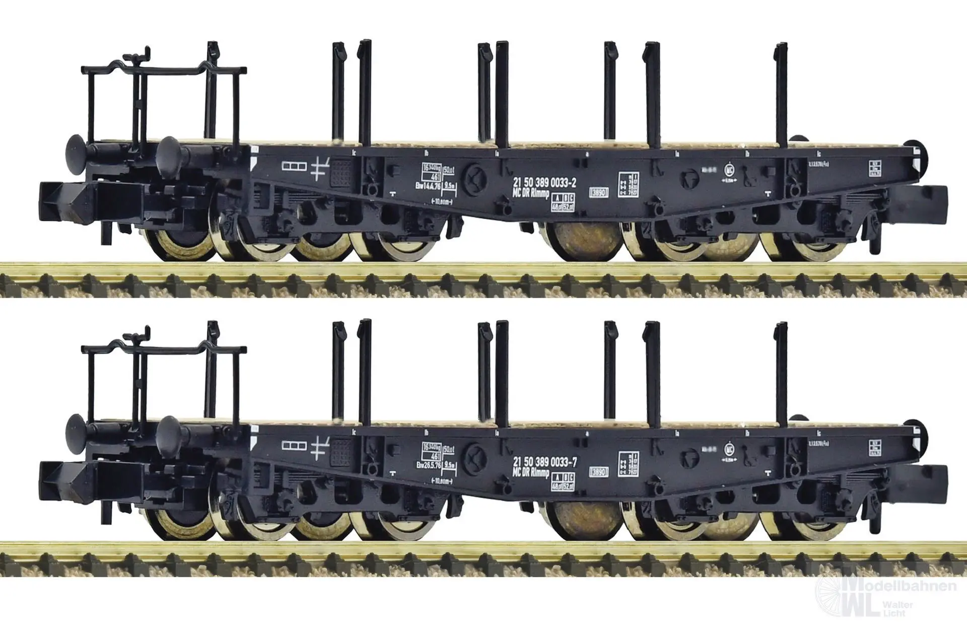 Fleischmann 6660147 - Schwerlastwagen Set DR Ep.IV 2.tlg. N 1:160