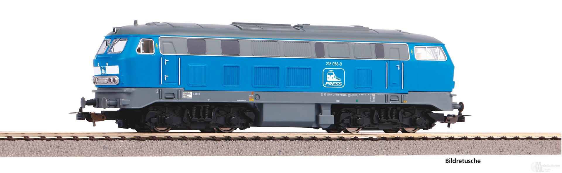 Piko 98551B - Diesellok BR 218 Press Ep.VI PluX22 H0/GL Piko 98551B - Diesellok BR 218 Press Ep.VI PluX22 H0/GL