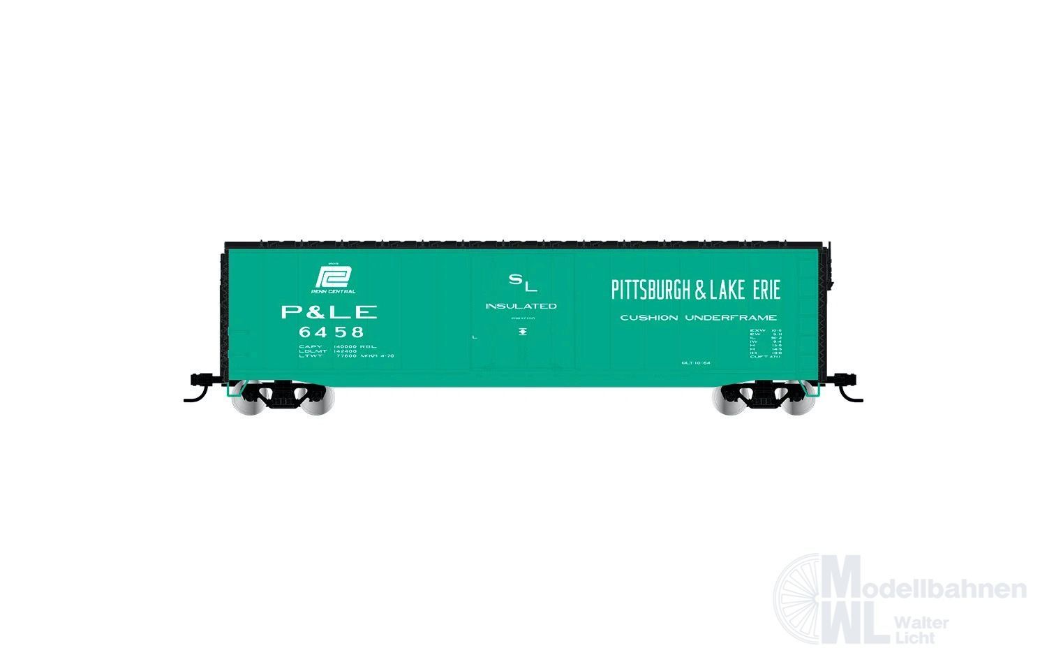 Rivarossi 6663D - Güterwagen gedeckt P&LE 6467 H0/GL