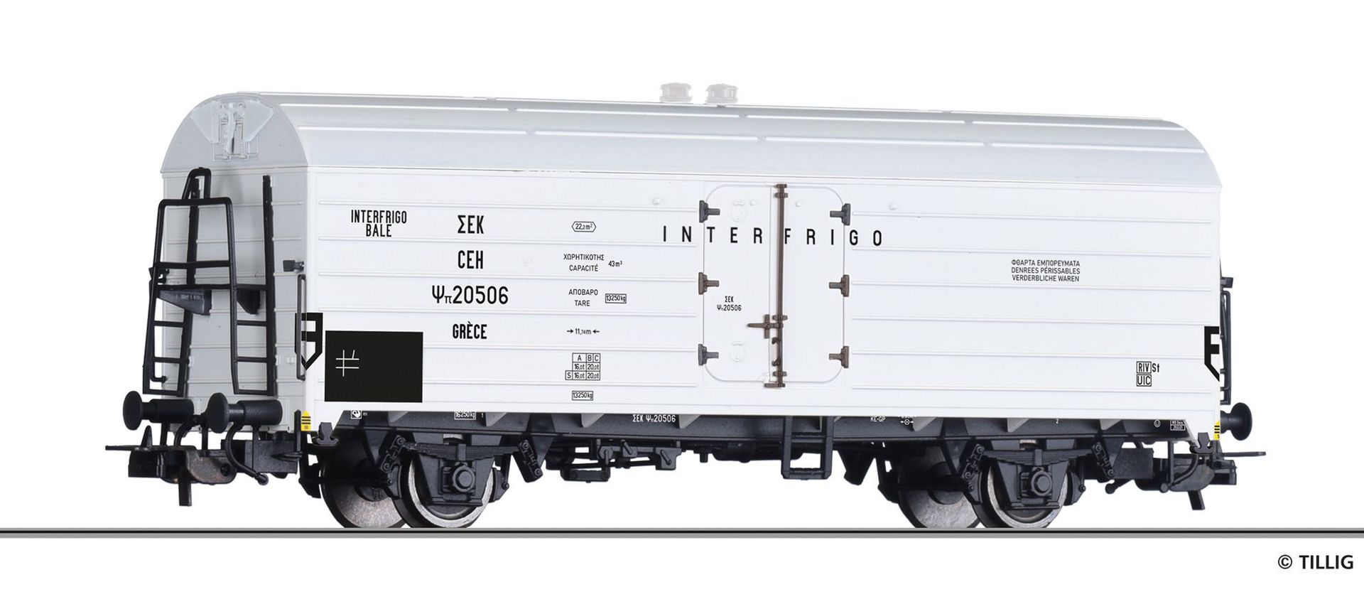 Tillig 76811 - Kühlwagen SEK Ep.II Interfrigo (GR) H0/GL