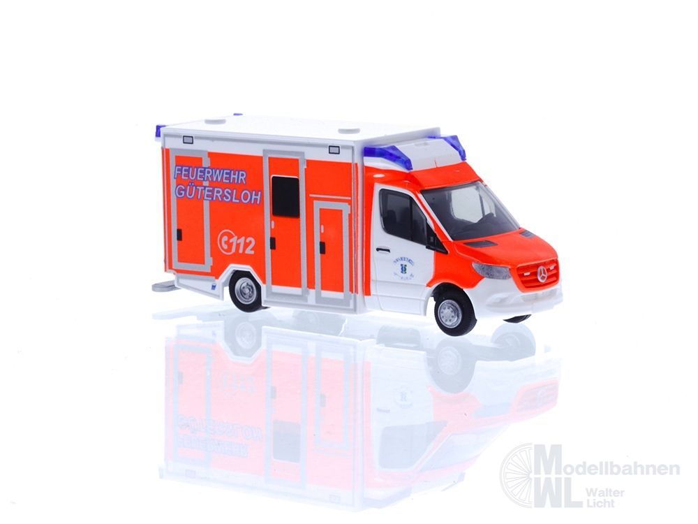 Rietze 76256 - Mercedes-Benz GSF RTW ´18 FW Gütersloh H0 1:87