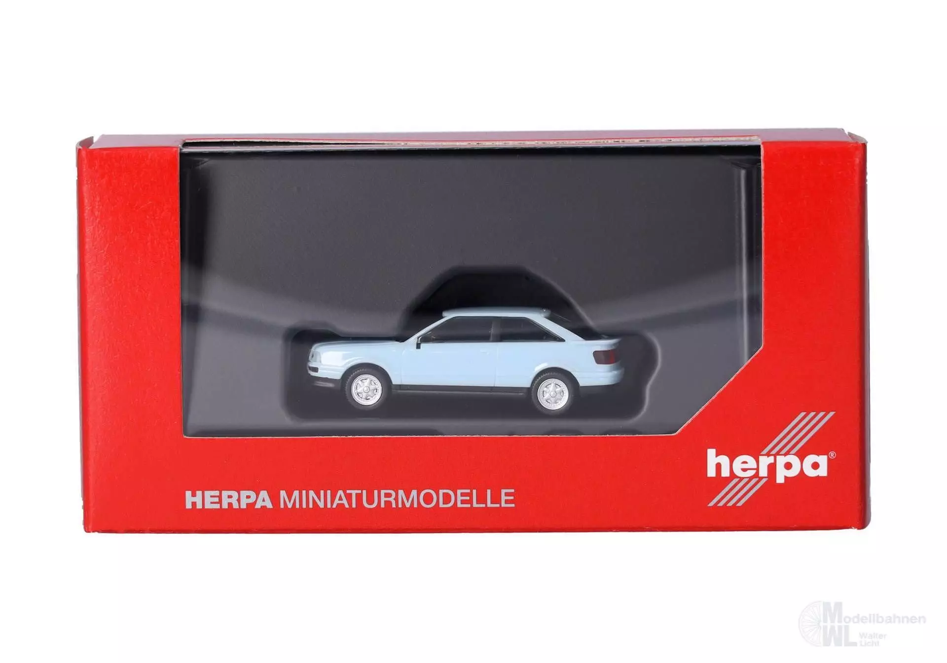 Herpa 029018 - Audi 90 Coupé gulfblau H0 1:87