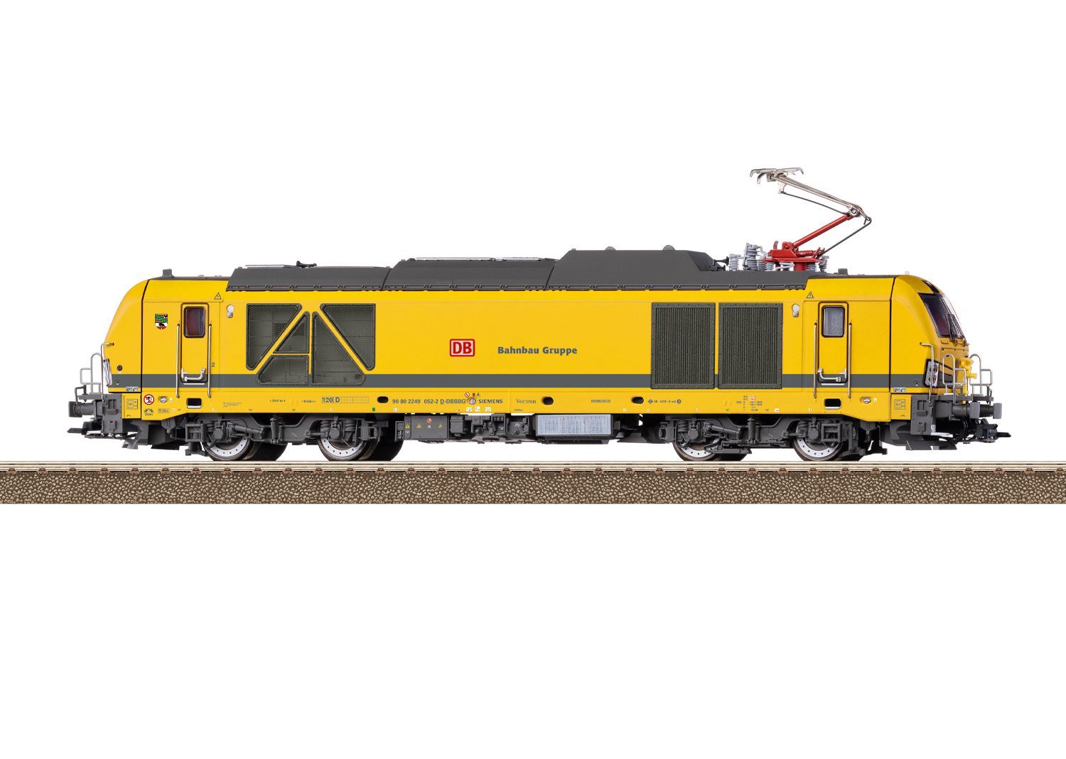 Trix 25318 - Zweikraftlokomotive BR 249 DB Bahnbau Gruppe Ep.VI H0/GL Sound
