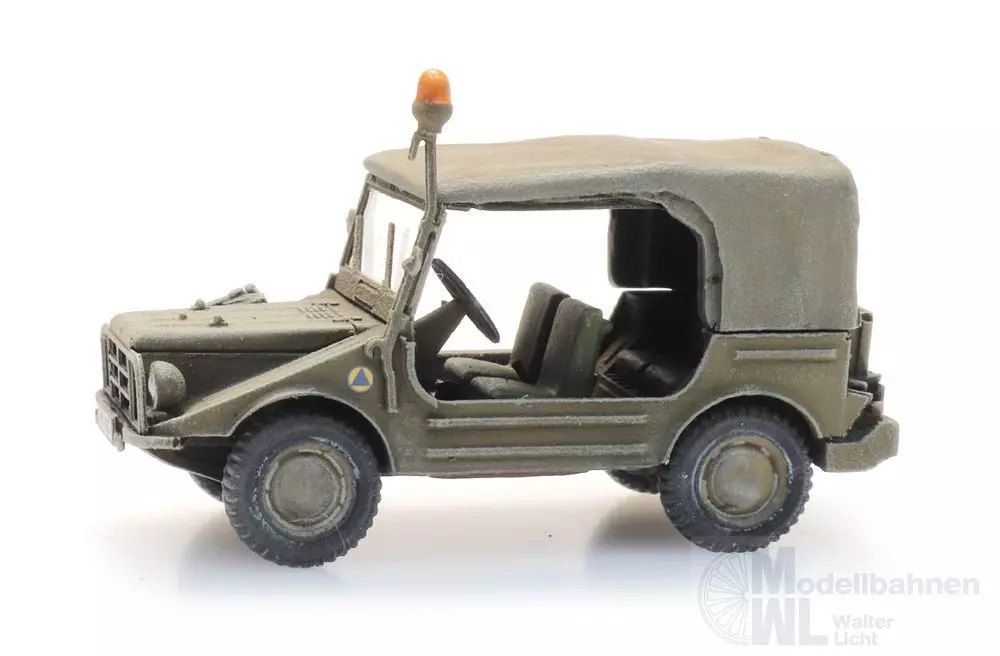ARTITEC b.v. 6870447 - BRD DKW Munga F91/4 Zivil Schutz Fertigmodell H0 1:87
