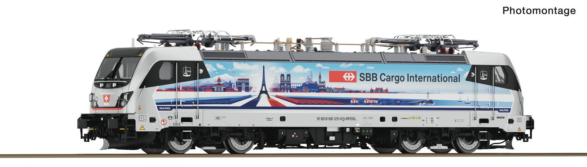 Roco 7520303 - E-Lok 188 125-9 SBB Cargo International Ep.VI H0/WS SOUND