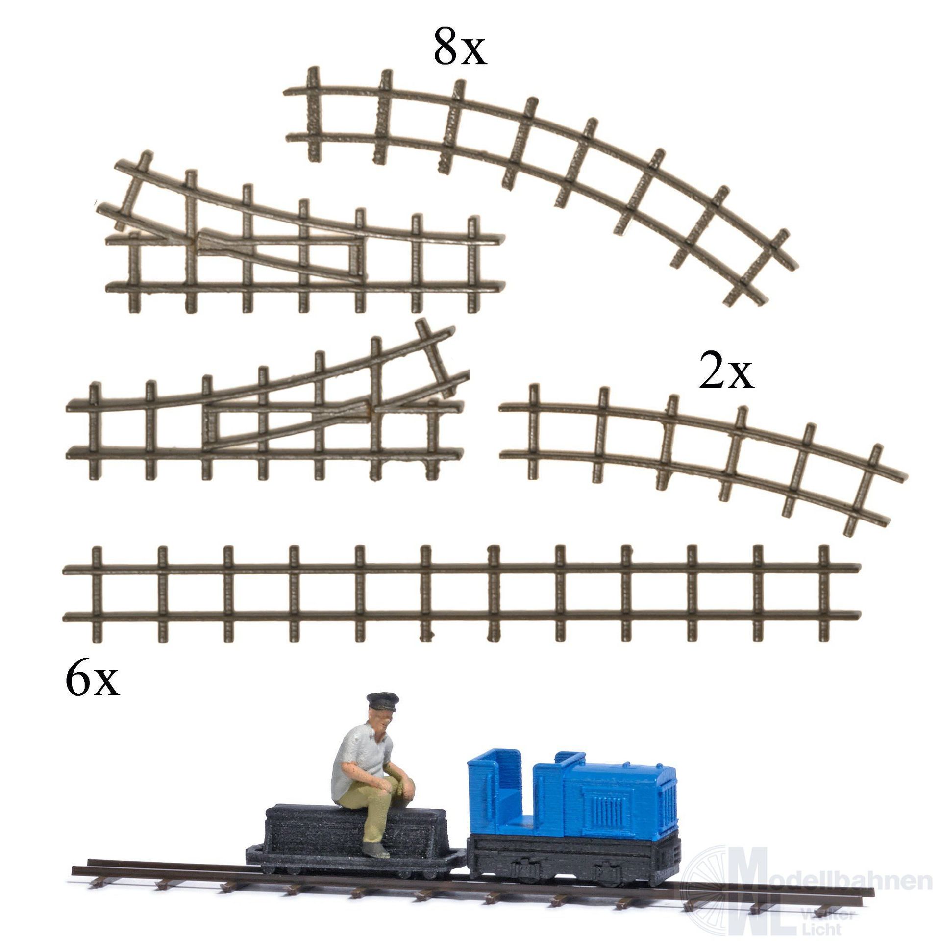 Busch 79828 - A-Set:Gartenbahn H0 1:87 Busch 79828 - A-Set:Gartenbahn H0 1:87