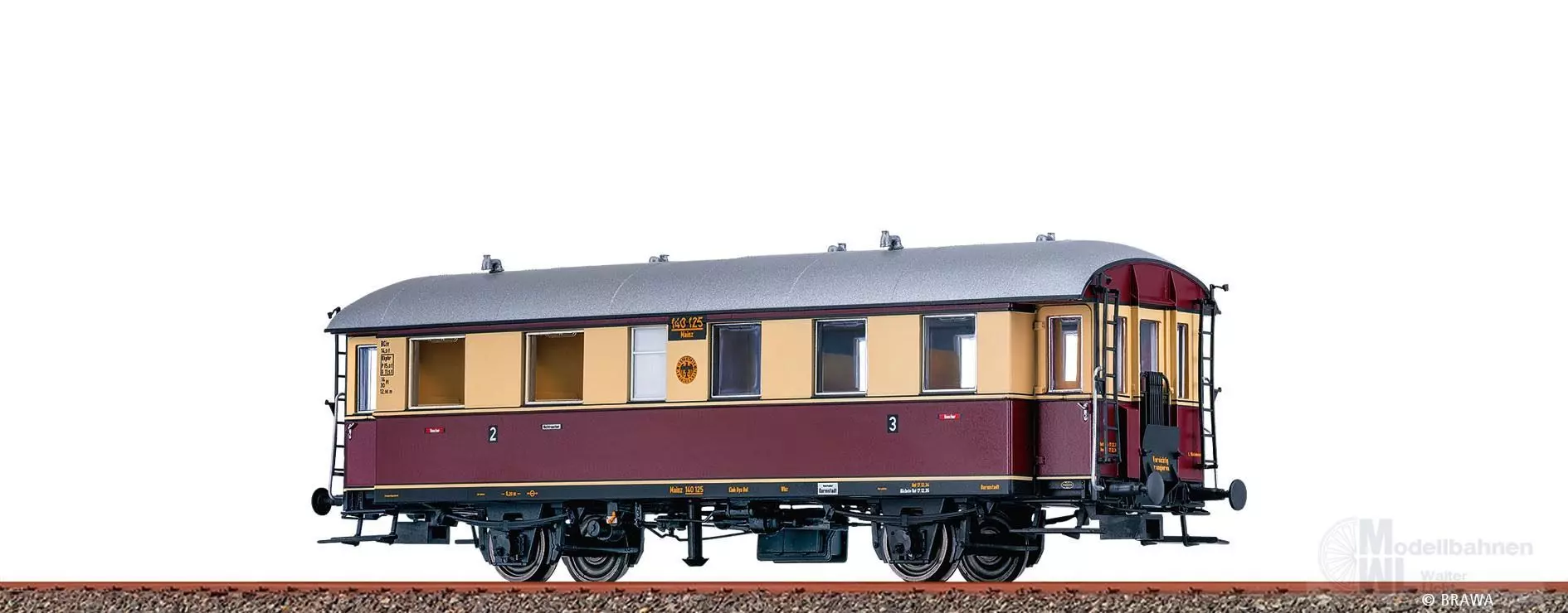 Brawa 45538 - Einheits-Nebenbahnwagen DRG Ep.II BCiv H0/GL