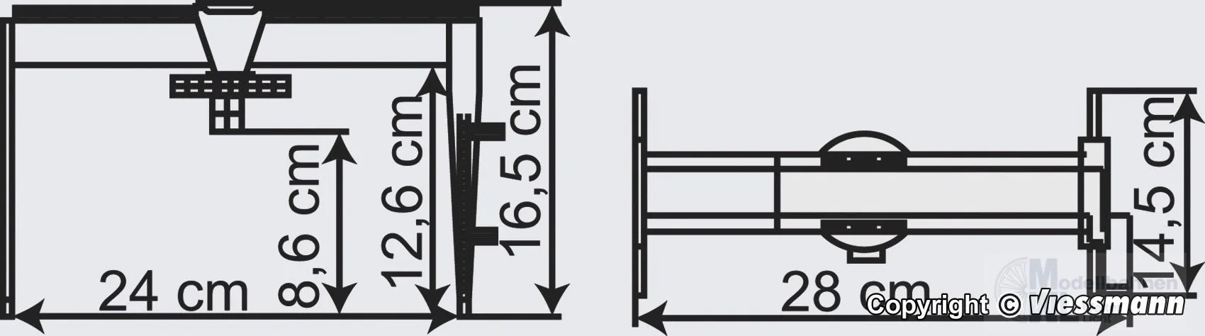 Vollmer 45624 - Containerkran H0 1:87