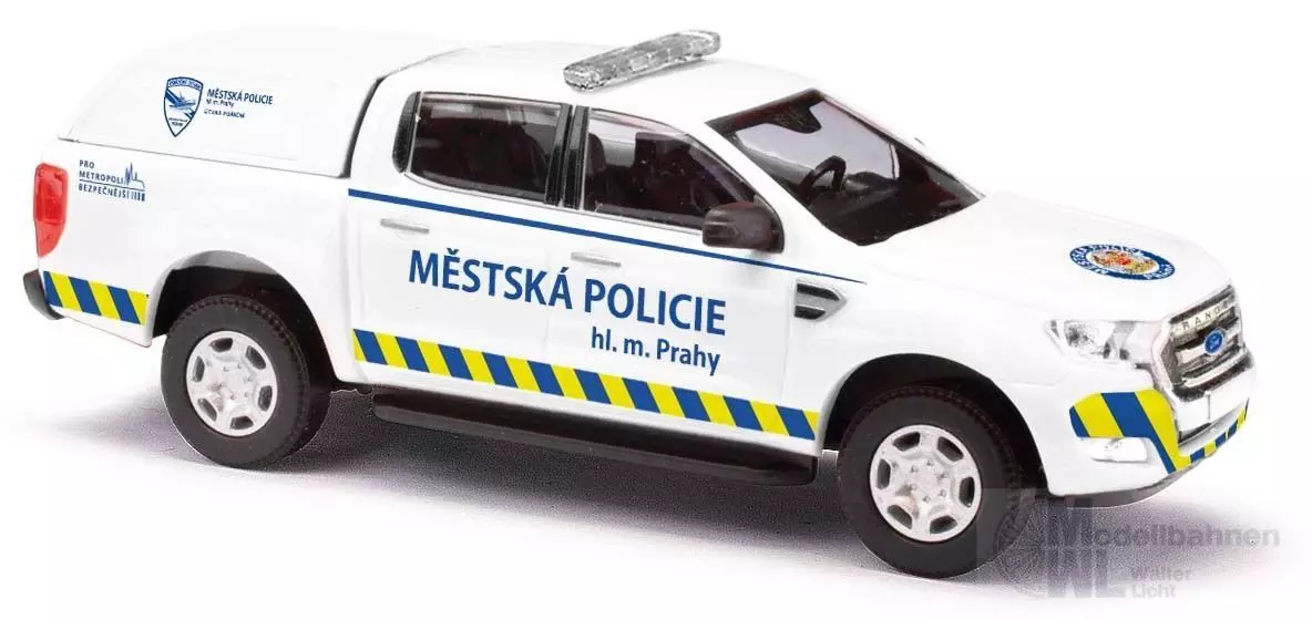 Busch 52834 - Ford Ranger Mestska Policie Prag H0 1:87