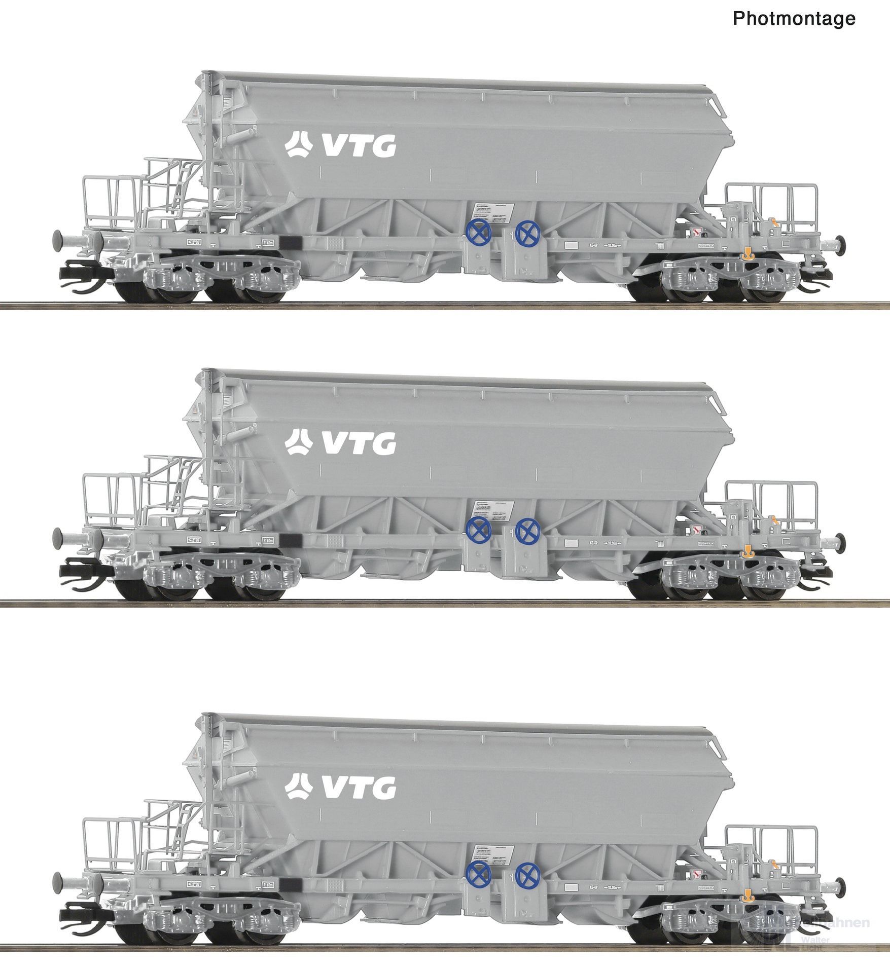 Roco 6680030 - Kaliwagen Set VTG Ep.VI 3.tlg. TT 1:120