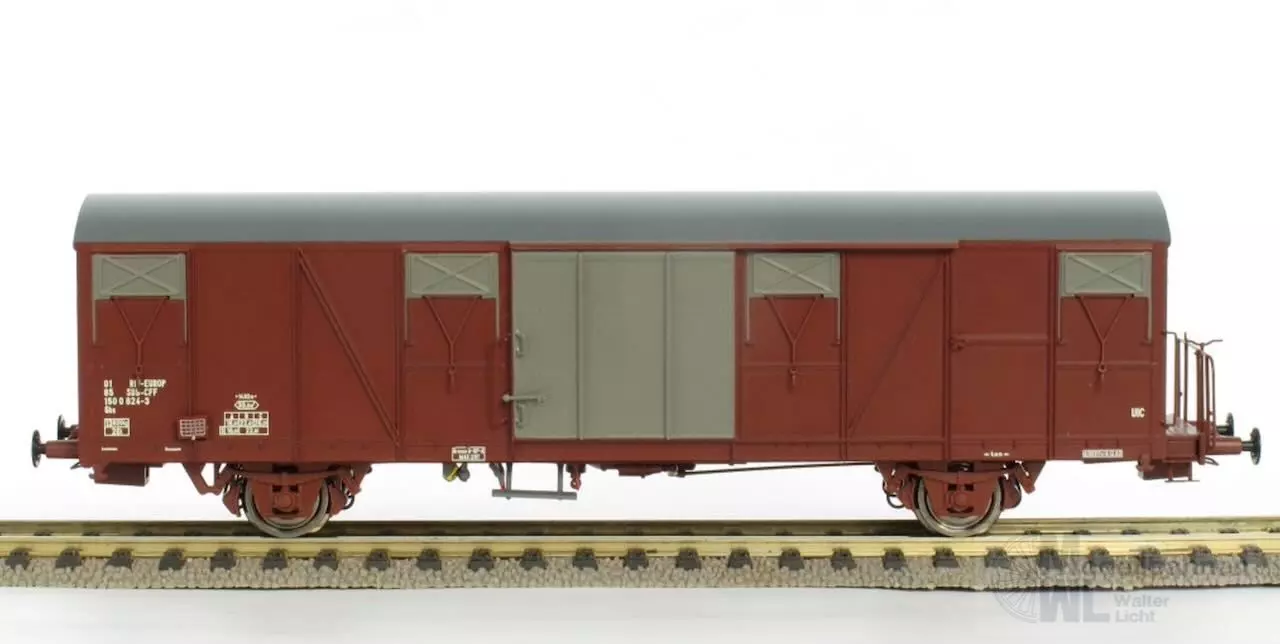 Exact Train 20423 - Güterwagen Set SBB Ep.IV Gbs 2.tlg. H0/GL