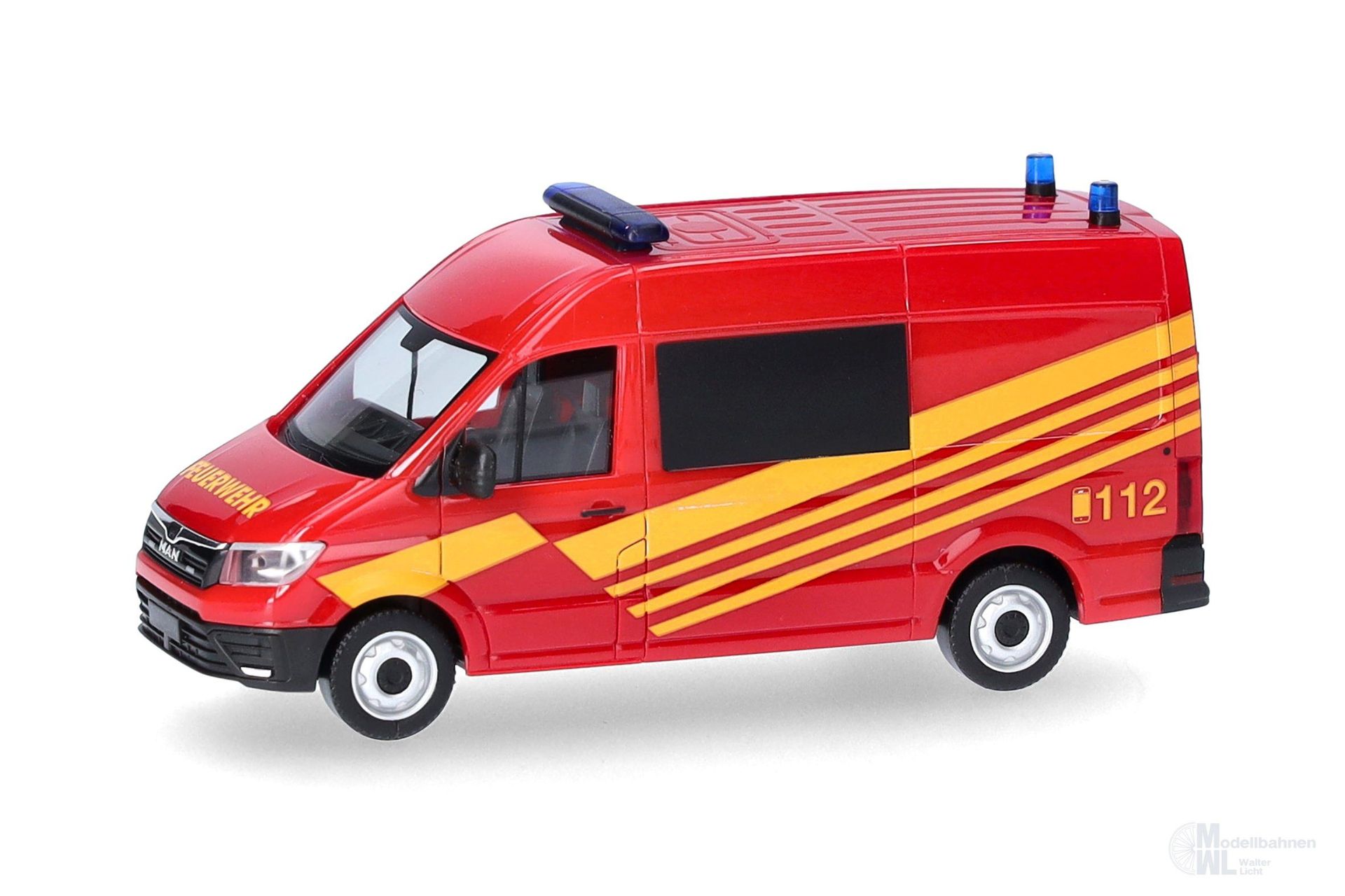 Herpa 98748 - MAN TGE Halbbus HD Feuerwehr H0 1:87