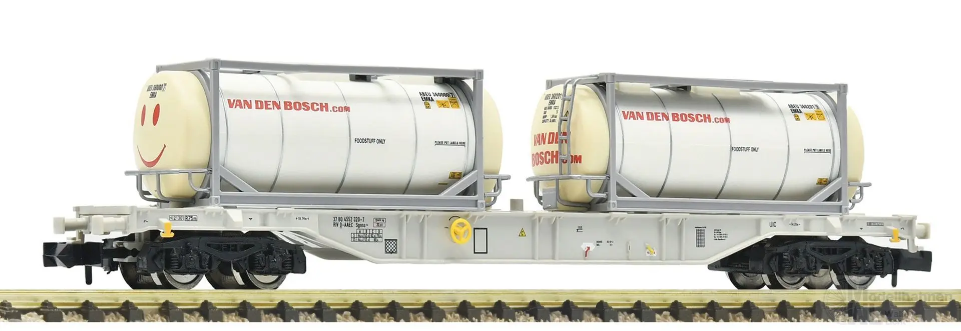 Fleischmann 6660126 - Containertragwagen AAE Ep.VI N 1:160