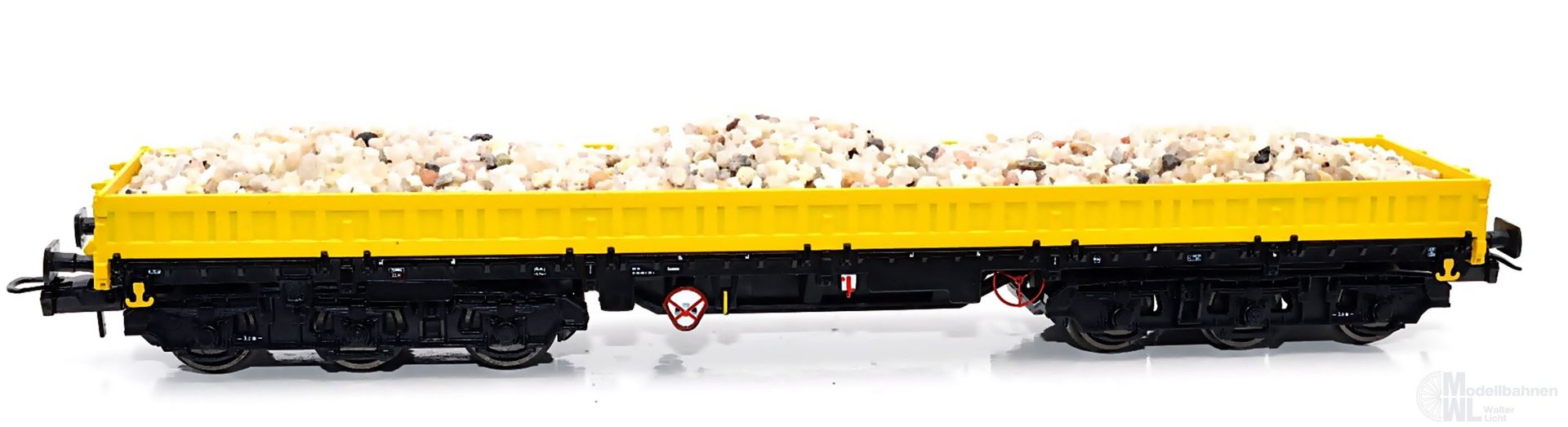 NPE NW22914 - Schwerlastwagen DB Ep.VI Samms-u 454 Bauzug Kiesladung H0/GL NPE NW22914 - Schwerlastwagen DB Ep.VI Samms-u 454 Bauzug Kiesladung H0/GL