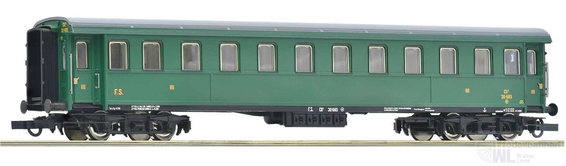 Roco 6200094 - Schnellzugwagen FS Ep.II/III 3.Kl. H0/GL