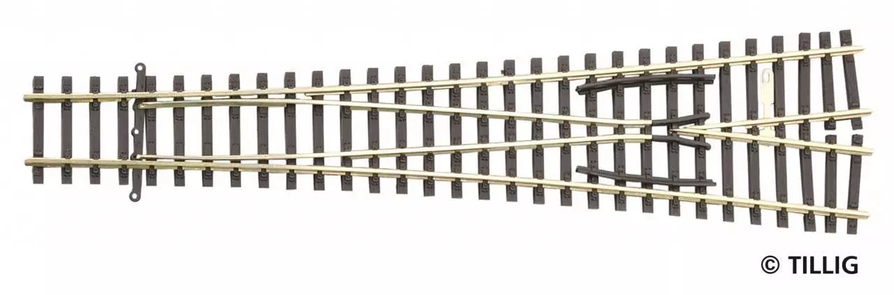 Tillig 83382 - Aussenbogenweiche 12° TT 1:120